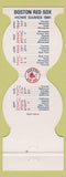 Matchbook Cover - Boston Red Sox Baseball 1981 Litton Office Products Boston MA