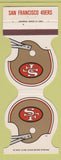 Matchbook Cover - San Francisco 49ers Football 1982 Sports Shop San Francisco CA