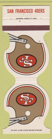 Matchbook Cover - San Francisco 49ers Football 1982 Sports Shop San Francisco CA