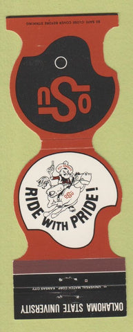 Matchbook Cover - Oklahoma State Cowboys 1985 Quail Creek Golf Oklahoma City