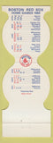Matchbook Cover - Boston Red Sox Baseball 1980 CT Plumbing Supply Stamford