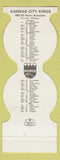 Matchbook Cover - Kansas City Kings Basketball 1981-82 KB Litho Supply