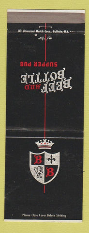 Matchbook Cover - Beef and Bottle Supper Pub Angola NY
