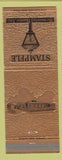 Matchbook Cover - Stampfle Memorial Home Funeral Akron OH