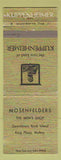Matchbook Cover - Kuppenheimer Men's Clothes Mosenfelders Moline Rock Island IL