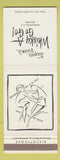 Matchbook Cover - Jacques Vivien's Whisky A Go Go Washington DC Disco