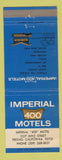 Matchbook Cover - Imperial 400 Motel Fresno CA