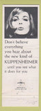 Matchbook Cover - Kuppenheimer Men's Clothes Wickenden's Salinas CA