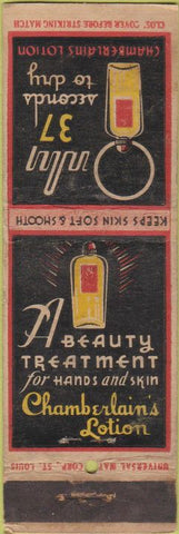 Matchbook Cover - Chamberlain's Lotion beauty product Universal 30's long