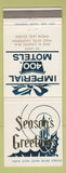 Matchbook Cover - Imperial 400 Motel Palo Alto CA Christmas