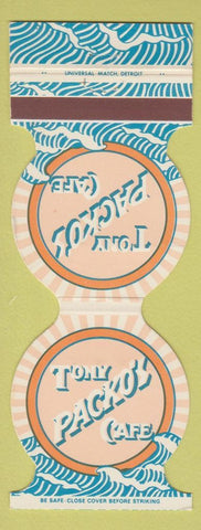 Matchbook Cover - Tony Packo's Cafe Hungarian Toledo OH