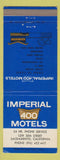 Matchbook Cover - Imperial 400 Motel Sacramento CA