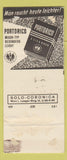 Matchbook Cover - Wien Johann Strauss Denkmal Belvedere Hauptportal WEAR