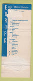 Matchbook Cover - Esso Motor Hotel  Wilhelm Haspel Strasse WEAR