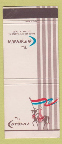 Matchbook Cover - Caravan New Castle PA