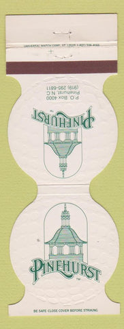 Matchbook Cover - Pinehurst Golf Club NC