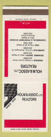 Matchbook Cover - Home Real Estate Hinsdale Naperville Downers Grove IL