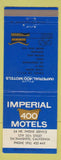 Matchbook Cover - Imperial 400 Motel Sacramento CA