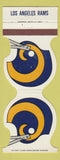 Matchbook Cover - Los Angeles Rams Football 1981 KMPC Radio WEAR