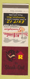Matchbook Cover - The Steak Out Framingham Motor Inn MA