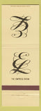 Matchbook Cover - The Empress Room