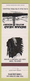 Matchbook Cover - Indian Head Motel Resort Lincoln NH