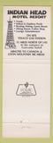 Matchbook Cover - Indian Head Motel Resort Lincoln NH