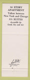 Matchbook Cover - Winton Place Lakewood OH