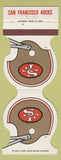 Matchbook Cover - San Francisco 49ers Football 1986 Habenicht Howlett Glass CA