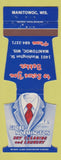 Matchbook Cover - Globe Normington Dry Cleaning Manitowoc WI