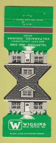 Matchbook Cover - Wiggins Real Estate Valparaiso IN