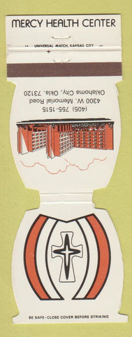 Matchbook Cover - Mercy Health Center Hospital Oklahoma City OK