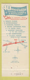 Matchbook Cover - Framingham Motor Inn MA LA Rotisserie Normande girlie