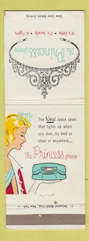 Matchbook Cover - Princess Telephone girlie Mountain States Telephone