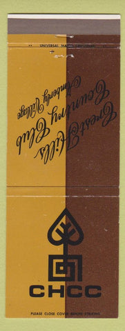 Matchbook Cover - Crest Hills Country Club Amberly Village OH