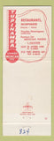 Matchbook Cover - Tupinamba Mexican Restaurant Dallas TX