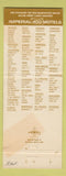 Matchbook Cover - Imperial 400 Motel Galesburg IL
