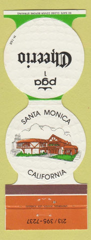 Matchbook Cover - Cherrio Santa Monica CA golf