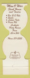 Matchbook Cover - Man O'War Steak House Florence KY