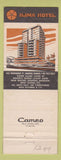 Matchbook Cover - Ilima Hotel Waikiki Hawaii