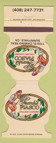 Matchbook Cover - Frank's Fiasco Italian Restaurant Sunnyvale CA