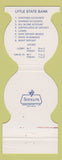 Matchbook Cover - Lytle State Bank Devine San Antonio TX 1982 Centennial