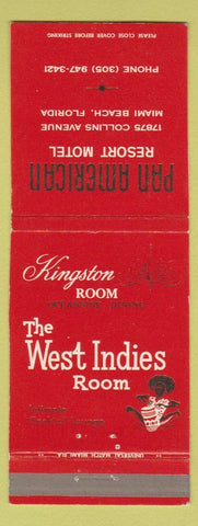 Matchbook Cover - Pan American Resort Motel Miami Beach FL