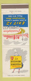 Matchbook Cover - Framingham Motor Inn MA LA Rotisserie Normande