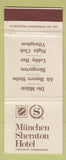 Matchbook Cover - Shearton Hotel Munchen Germany Munich