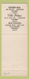 Matchbook Cover - Peluso's Restaurant Oakland San Leandro CA