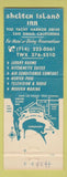 Matchbook Cover - Shelter Island Inn San Diego CA