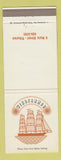 Matchbook Cover - Windjammer Tiburon CA
