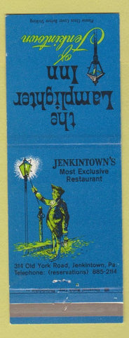 Matchbook Cover - Lamplighter Inn Jenkintown PA