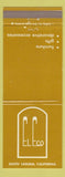 Matchbook Cover - El Eco Furniture Gifts South Laguna CA